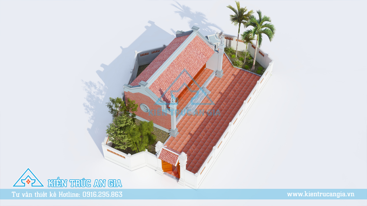 Không gian yên tĩnh, thanh bình của Nhà thờ họ 3 gian