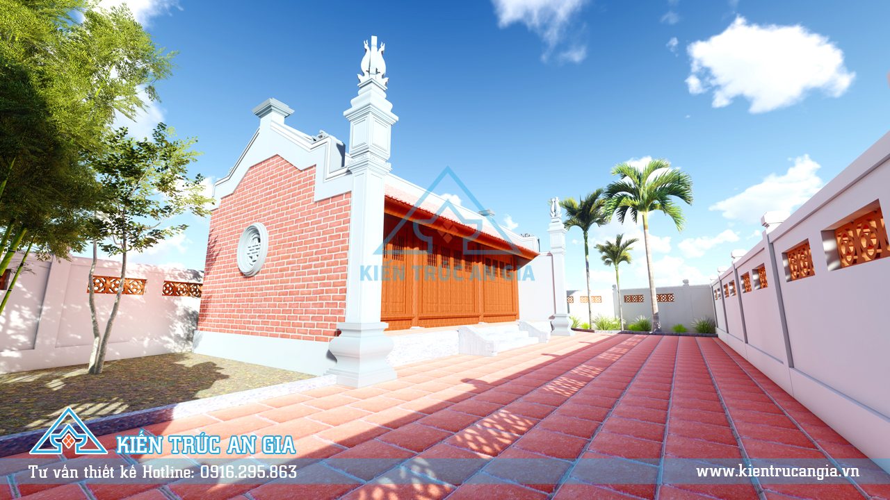 Nhà thờ Họ 3 gian bít đốc Thanh oai