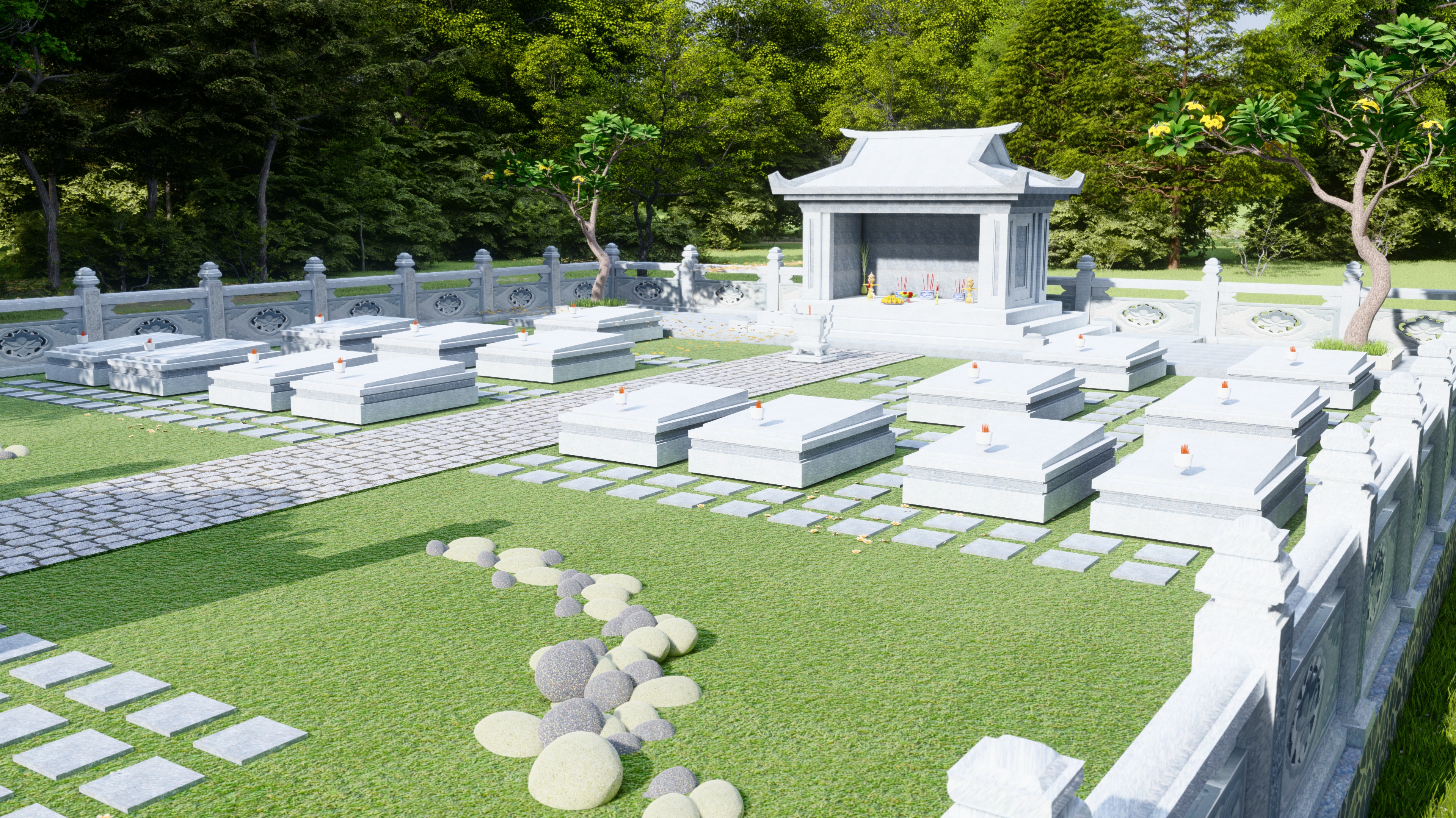 Phong thủy để xây mộ trạch cho gia tiên