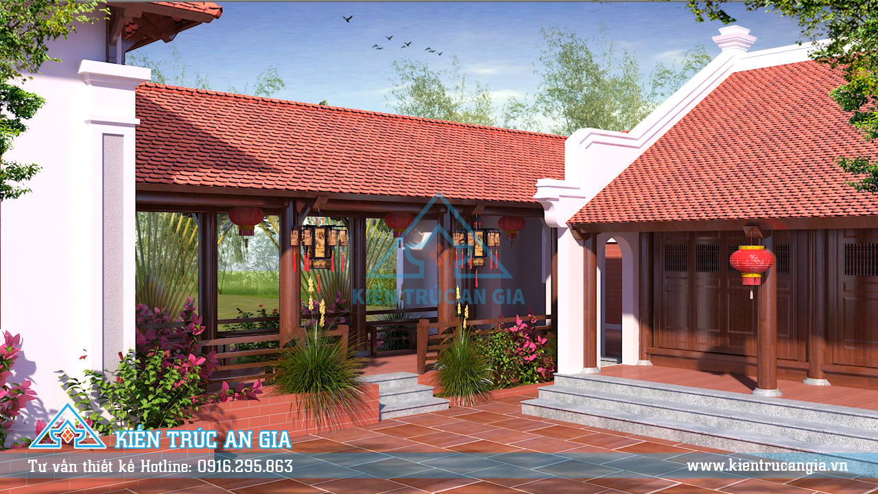 Thiết kế nhà thờ họ kết hợp nhà ở