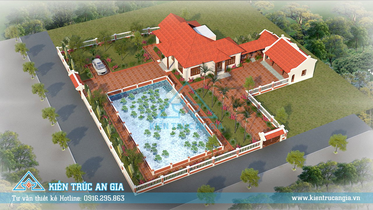 Thiết kế nhà thờ họ kết hợp nhà ở