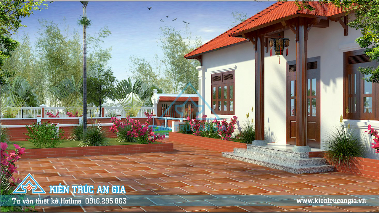 Thiết kế nhà thờ họ kết hợp nhà ở