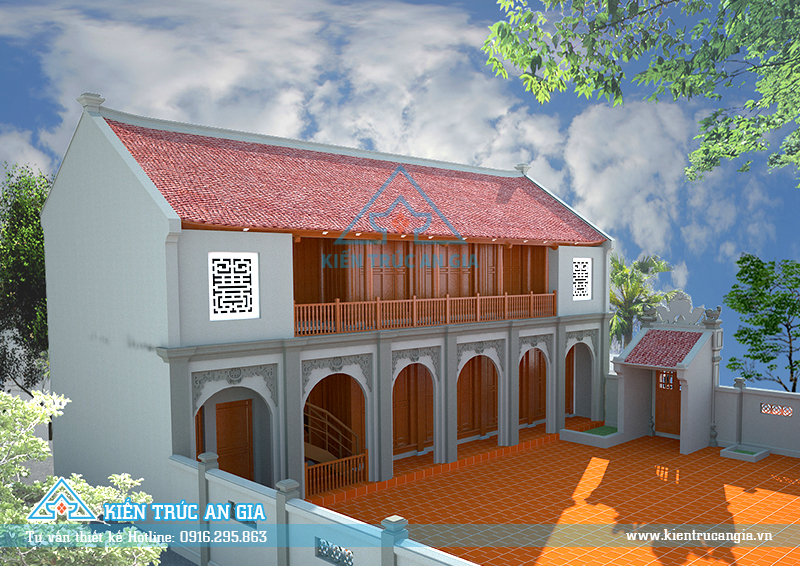 Phương án thiết kế nhà lưu niệm Nguyễn Văn Cừ