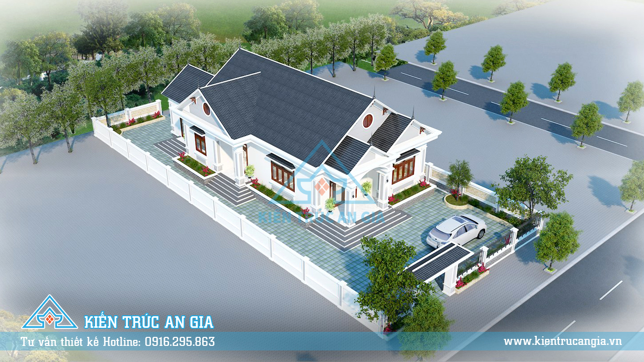 Mẫu nhà cấp 4 đẹp, hiện đại năm 2021 tại thanh hóa