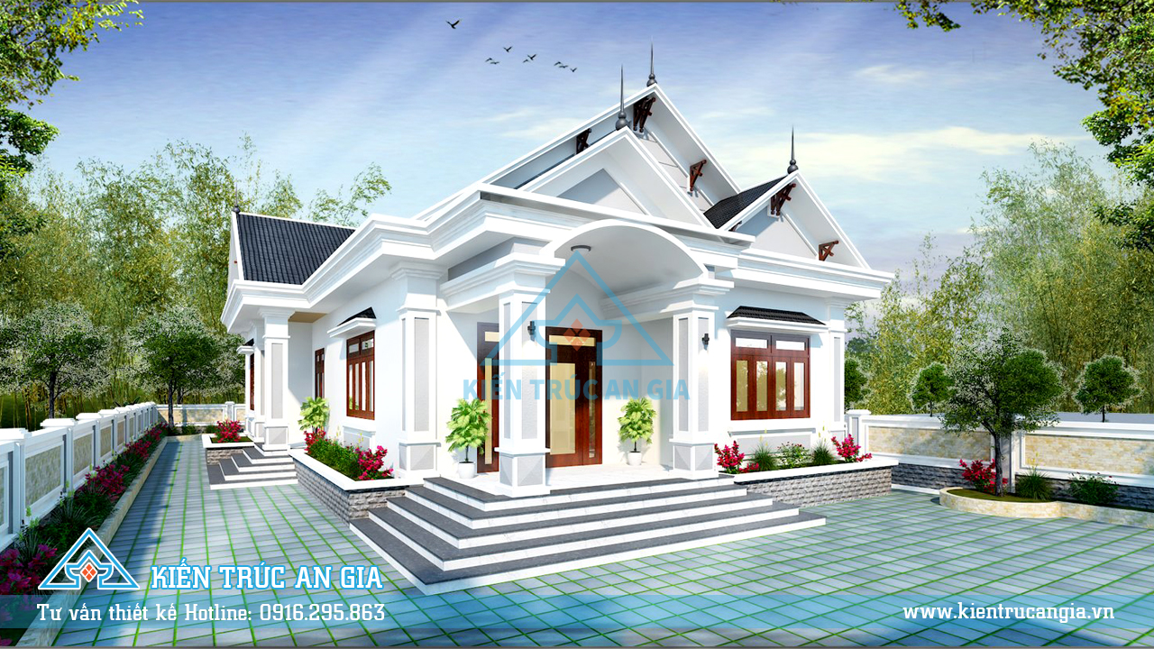 Mẫu nhà cấp 4 đẹp, hiện đại năm 2021 tại thanh hóa