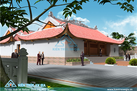 Thiết kế đình làng - Đại Lan