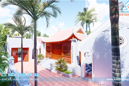 Nhà thờ họ LêTộc Vĩnh Phúc kết cấu gỗ