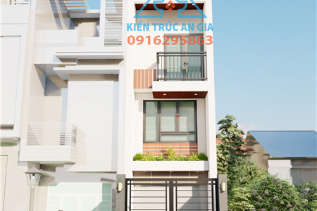 Nhà ở gia đình 3 tầng diện tích 3x17m đơn giản mà đẹp tại Đông Anh