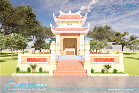 Miếu thờ BTCT Trong khuôn viên 7x9m