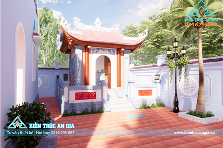 Miếu thờ nhỏ Btct Trong khuôn viên nhà thờ họ Bắc Ninh