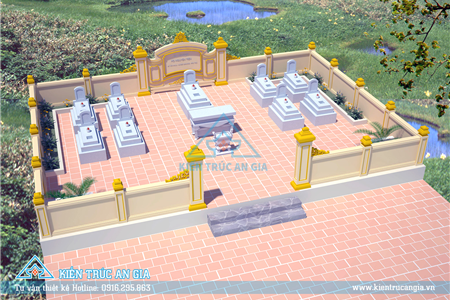 Thiết kế lăng mộ dòng họ Nguyễn Tiến