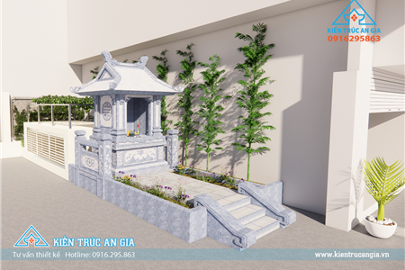 Am thờ đá  trong khuôn viên chung cư