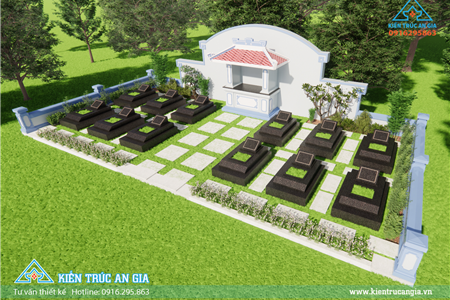 Khu Mộ An Lạc Viên Kích Thước 5x10m