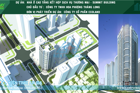 Tổng hợp mẫu thiết kế công trình cao tầng