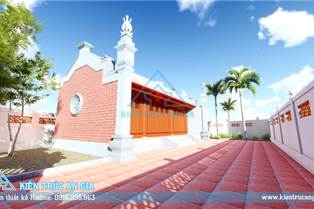 Nhà thờ Họ 3 gian bít đốc Thanh oai