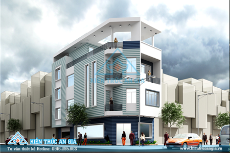 Mẫu nhà 4 tầng 6,7x17m đẹp, hiện tại và phong cách