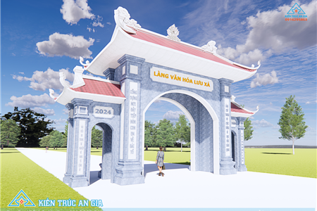 Cổng Làng Lưu Xá