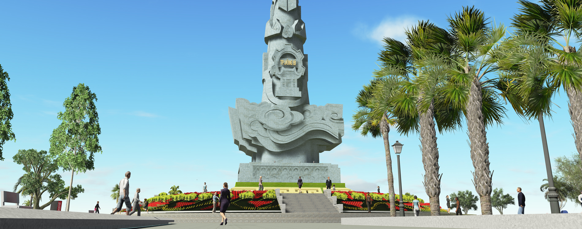 thiết kế tượng đài